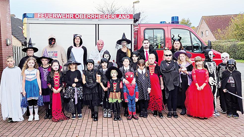 In kreativen Kostümen feierten junge Hexen, Vampire, Gespenster und Monster. © Foto: Feuerwehr