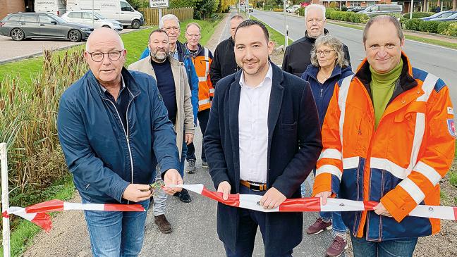 Mehr Sicherheit auf neuem Radweg