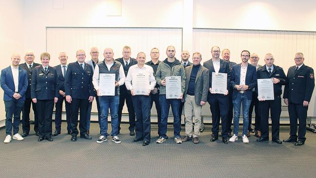 »Florian« für Partner der Feuerwehr