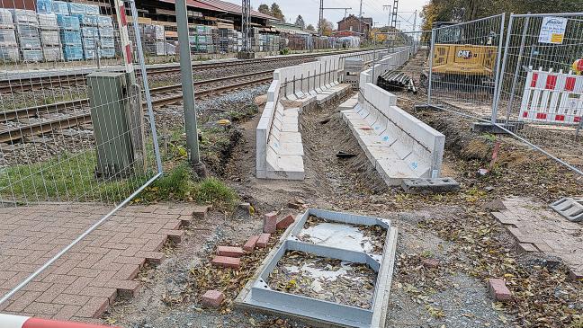 Bahnstation ausgebremst