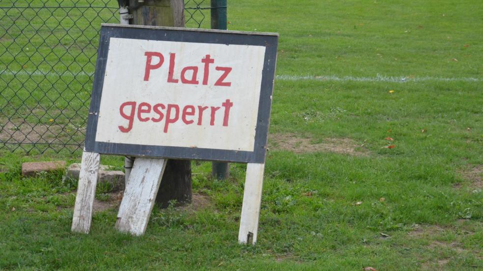 Das schlechte Wetter sorgt für Spielabsagen im Rheiderland. © Archivfoto: Muising
