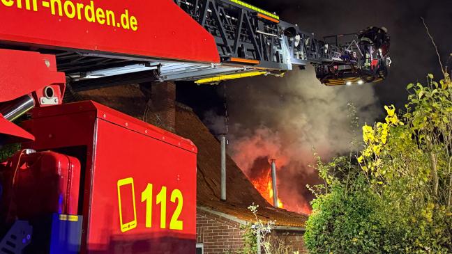 Ferienwohnung durch Feuer zerstört