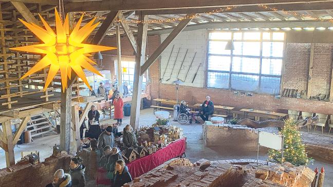 Weihnachtsdorf in Ziegelei