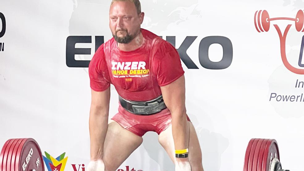 Im entscheidenden Kreuzheben meisterte Thomas Leffers 290 Kilogramm und sicherte sich so den Titel.  © Foto: privat