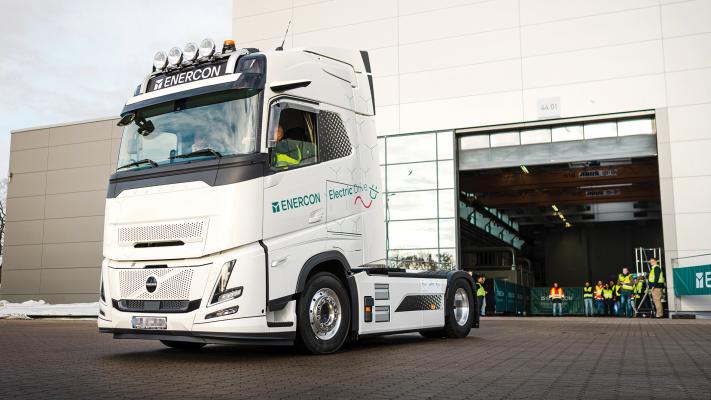 Enercon setzt Lkw-Flotte unter Strom