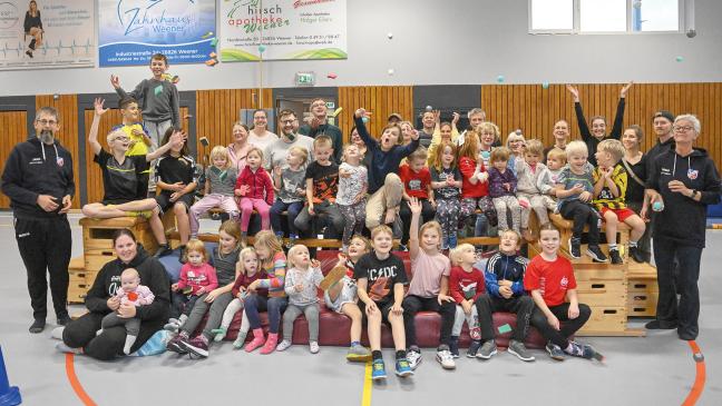 Sport-Picknick beim TuS Weener begeistert Eltern und Kinder