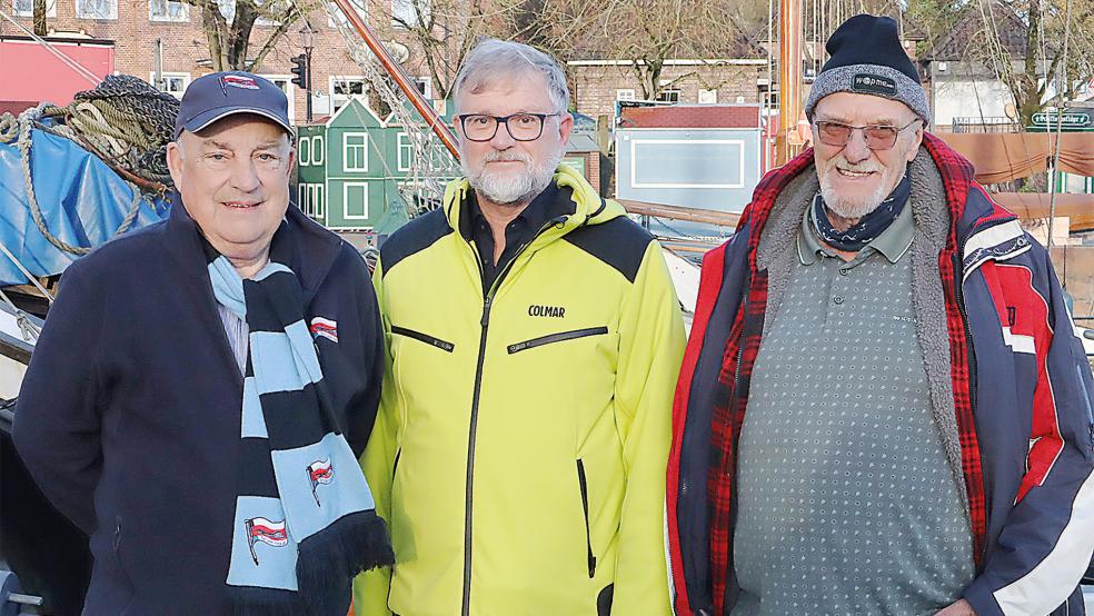 Eilert Stöter, Ralf Huneke und Ulrich Stöhr vom »Schipper Klottje« (von links) stellten das Programm vor.  © Foto: Ammermann
