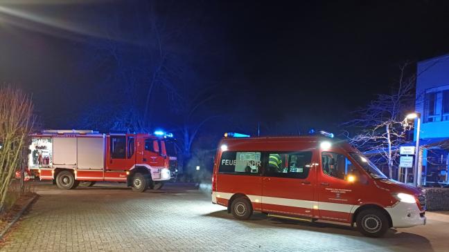 Feuerwehr im Einsatz im Krankenhaus Rheiderland