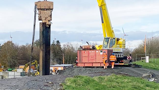 Friesenbrücke: Rückbauten an Baustelle