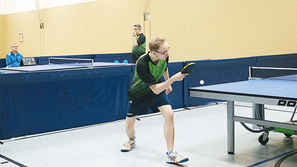 Bengt Klußmann holte Siege im Doppel und im Einzel.  © Foto: Bruins