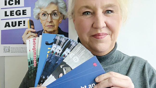 Polizei warnt mit Lesezeichen