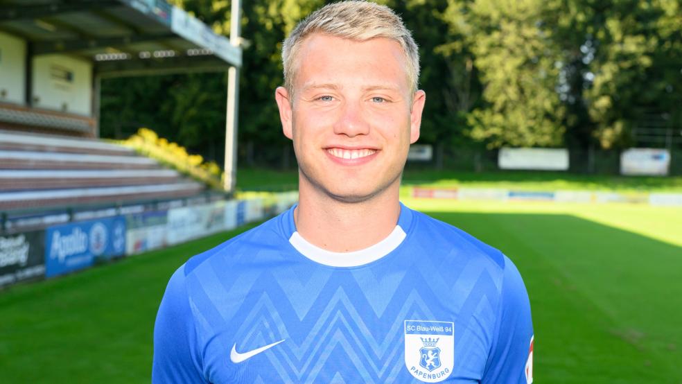 Malte Maas traf in der 90. Minute zur Führung der Papenburger in Brake. © Bruins