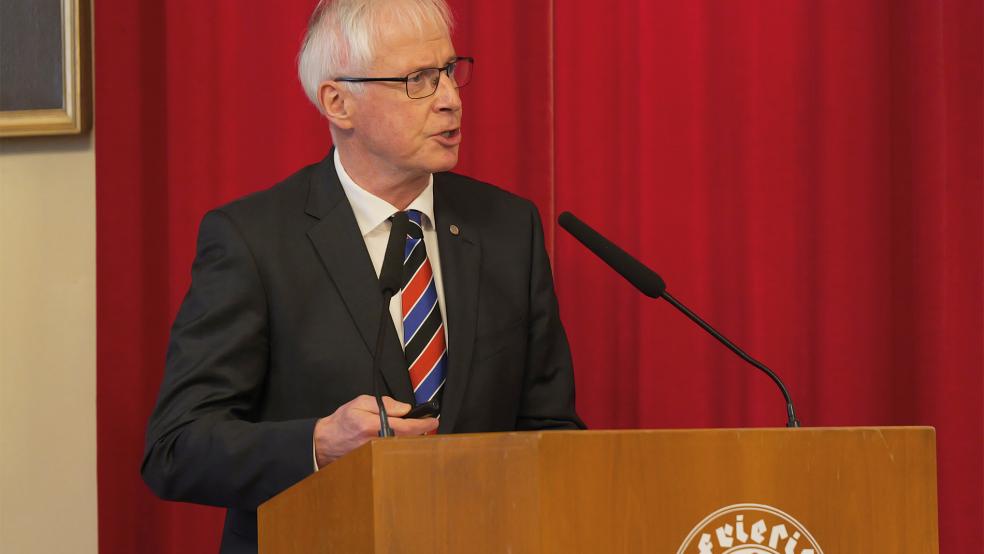 Der Brandkassen-Chef Thomas Weiss stellte die vorläufige Bilanz für 2025 vor.  © Foto: Jürgens