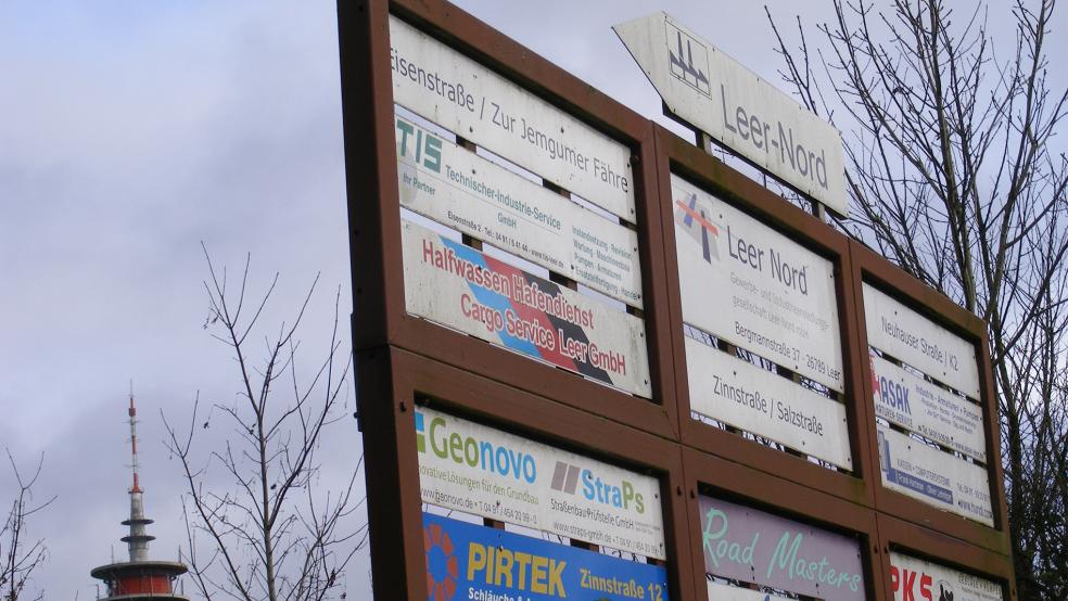Im Industriegebiet Leer-Nord sollen die ansässigen Unternehmen mehr an der Weiterentwicklung des Gewerbegebietes beteiligt werden.  © Foto: Szyska
