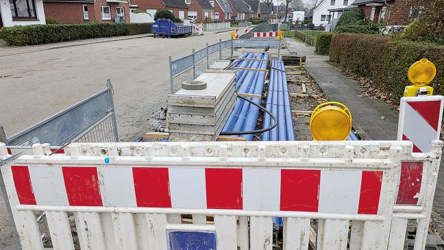 Reihe von Rohrbrüchen