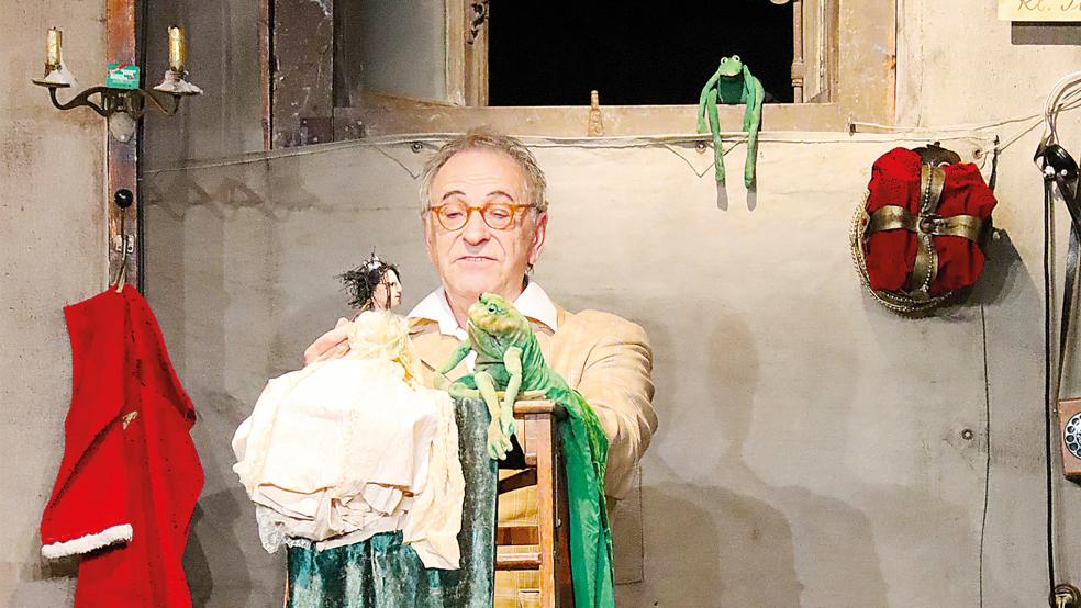 Pavel Möller-Lück faszinierte das Publikum mit seiner Geschichte vom Froschkönig.  © Foto: Ammermann