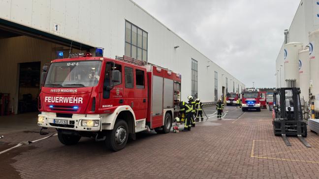 Filteranlage eines Schweißroboters brennt