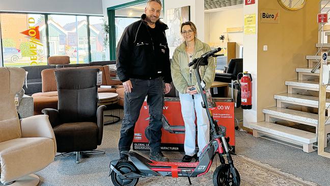 E-Scooter für Heike Wirth
