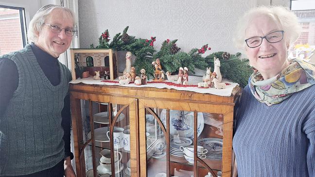 An Weihnachten verbunden mit der ganzen Welt