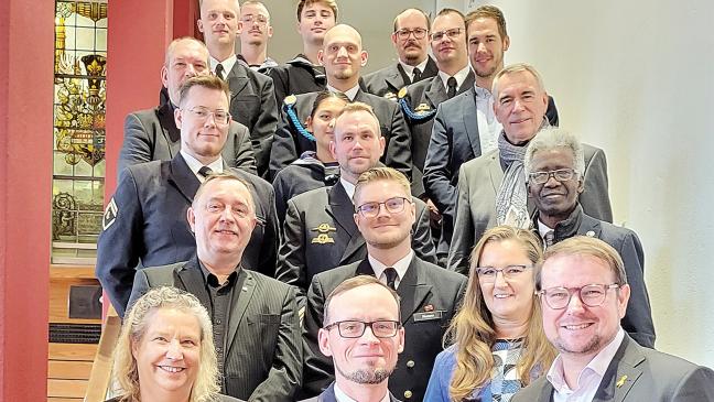 Korvetten-Crew zu Gast