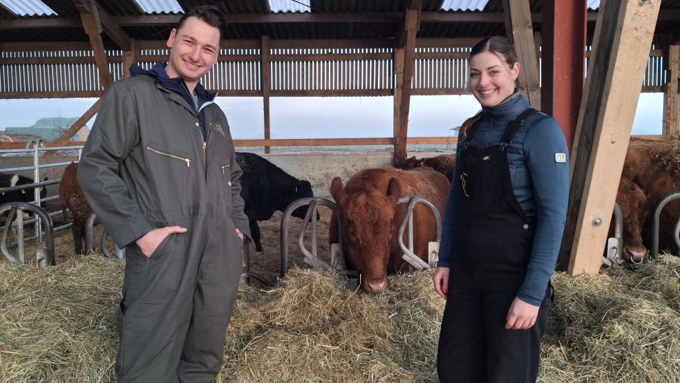 Renke Aeissen und Daniela Janssen aus Bunderhammrich sind überzeugte Öko-Landwirte. In der Breite sind solche Betriebe jedoch nicht zu erwarten. © Foto: Berents