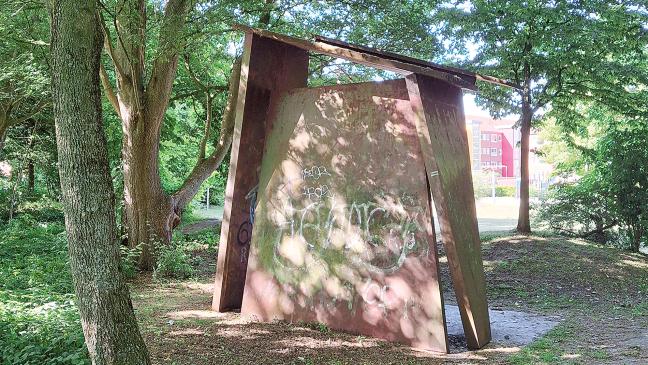 Kunstwerk steht jetzt im Bauhof