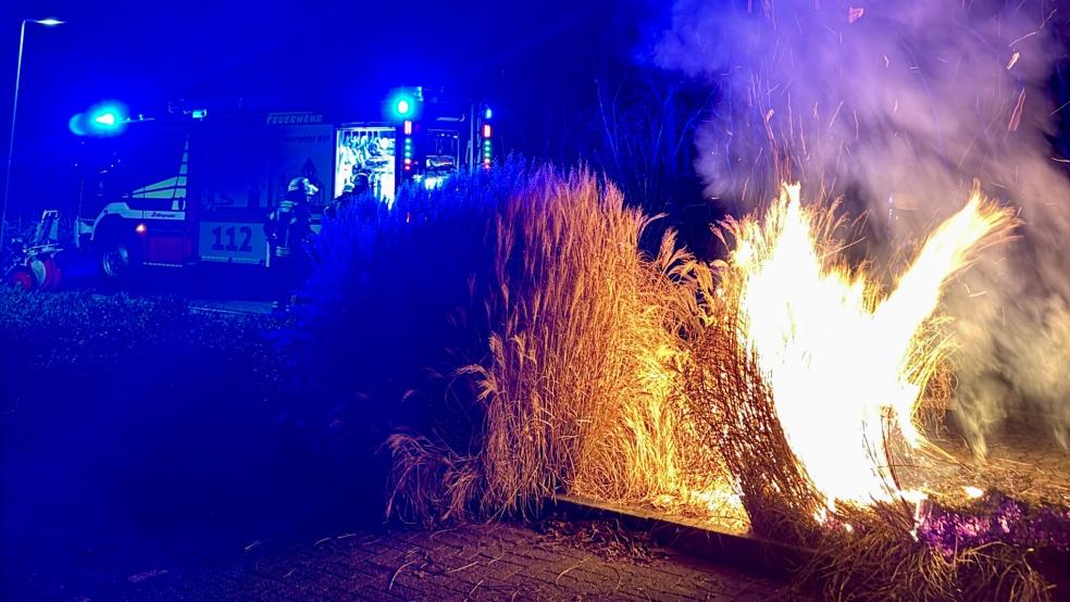 Auf dem Schulgelände gab es einen Brand. © Feuerwehr