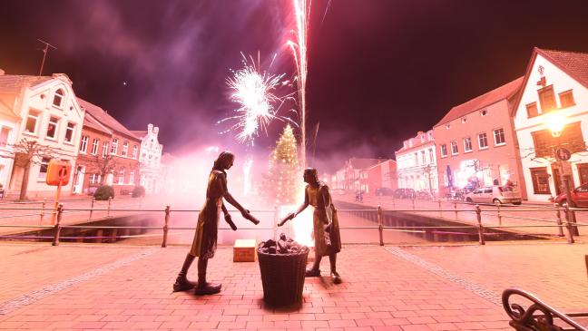Großes Feuerwerks-Kino am Alten Hafen