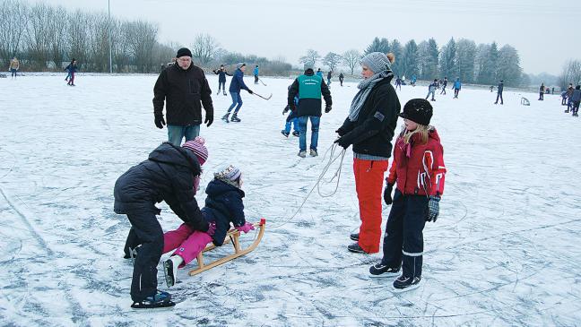 Bald wieder Eislaufvergnügen in Stapelmoor?