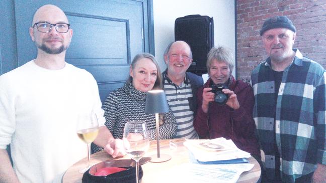 Fotografin hat Leben am Meer im Fokus