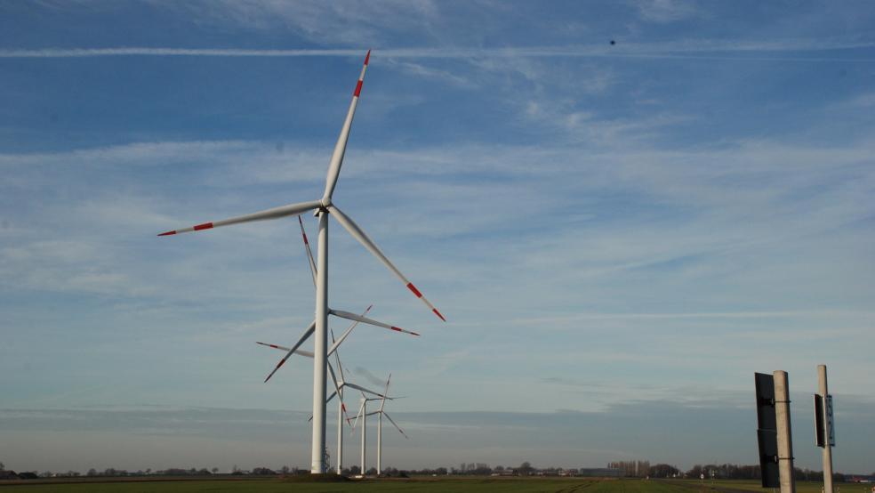 Der Windpark am Heerenweg in Charlottenpolder soll erweitert werden.  © Hoegen