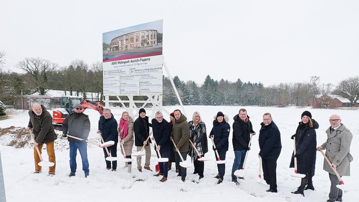 Spatenstich für Popenser »UFO-Seniorenheim«