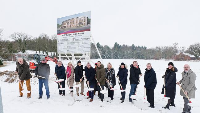 Spatenstich für Popenser »UFO-Seniorenheim«
