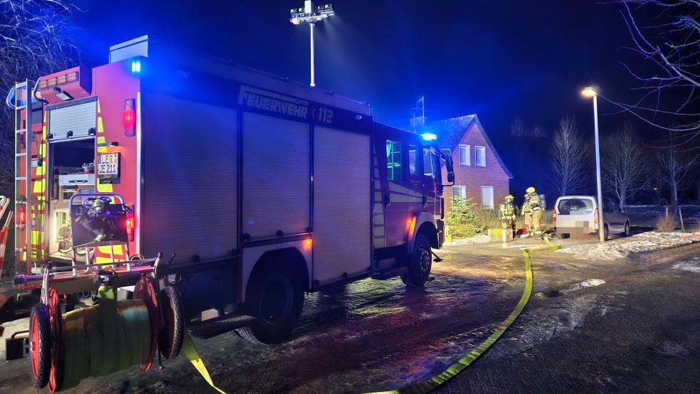 Im Jemgumer Ortsteil Dukelhusen gab es gestern Abend einen Gasalarm. © Feuerwehr Jemgum