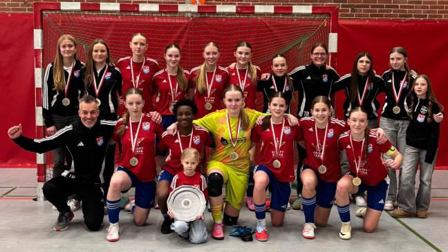 B-Juniorinnen von TiMoNo sind Futsal-Bezirksmeister