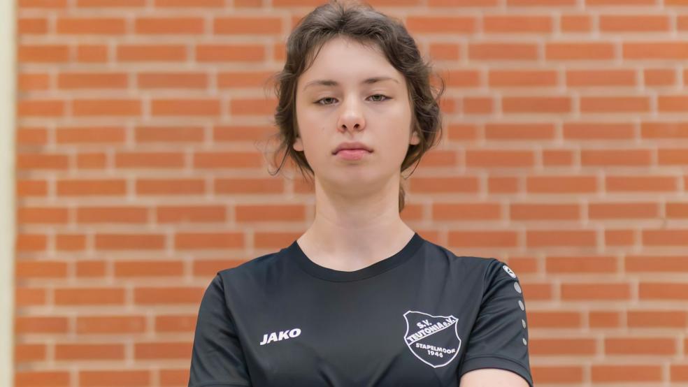 Christin Loesing spielte erstmals komplett durch und wusste dabei unter anderem mit Aufschlägen zu überzeugen. © Jungeblut