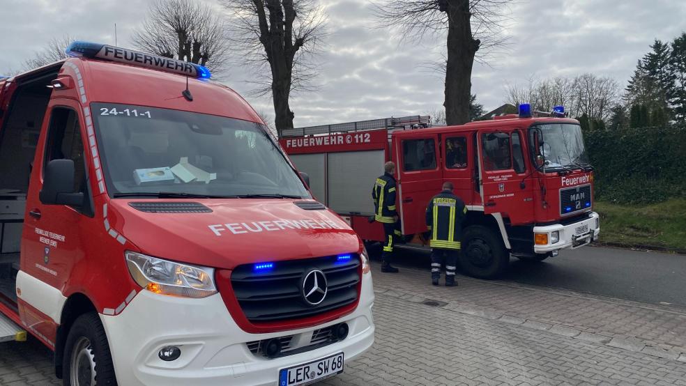 Die Feuerwehr Weener war am Krankenhaus Rheiderland im Einsatz. © Archivfoto: Hanken