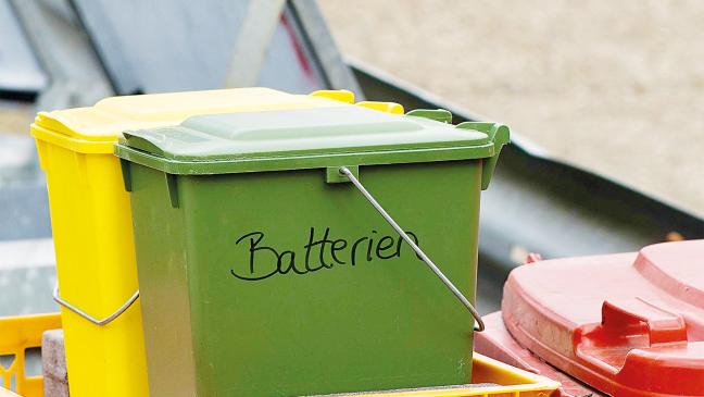 Batterien richtig entsorgen