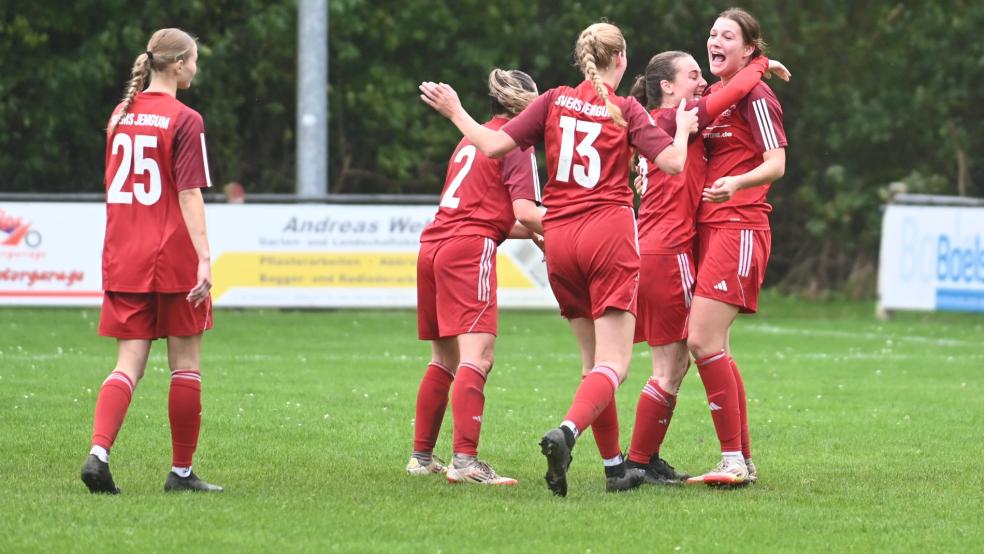 Die Fußballerinnen des SV Ems Jemgum dürfen sich auf ein Testspiel gegen Regionalligist Hannover 96 freuen. © Born