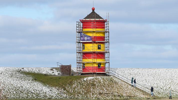Frische Farbe für den Otto-Leuchtturm