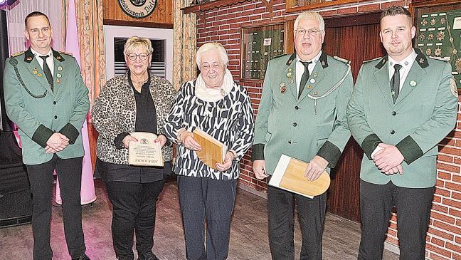 Dieler Schützen ehren verdiente Mitglieder