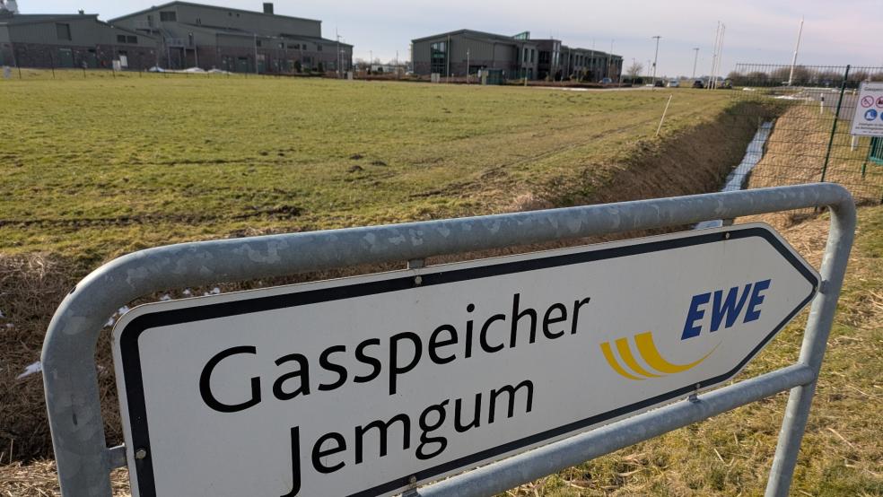 Die Kavernen der EWE Gasspeicher GmbH in Jemgum waren am Freitag zu 19,35 Prozent gefüllt. © Foto: Szyska
