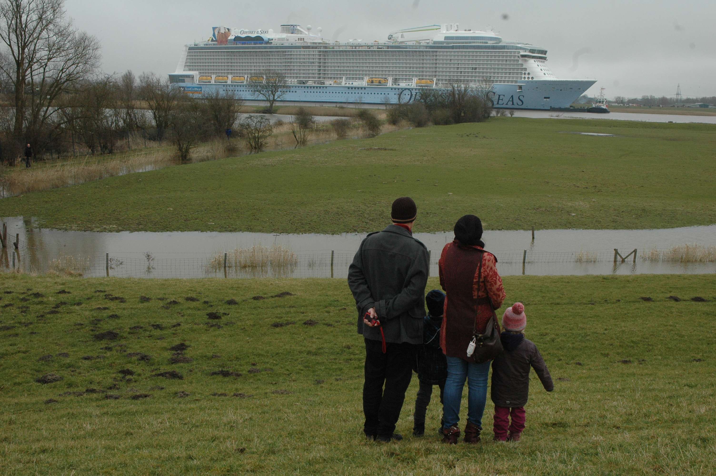 Gegen 12 Uhr in Bingum. © Szyska