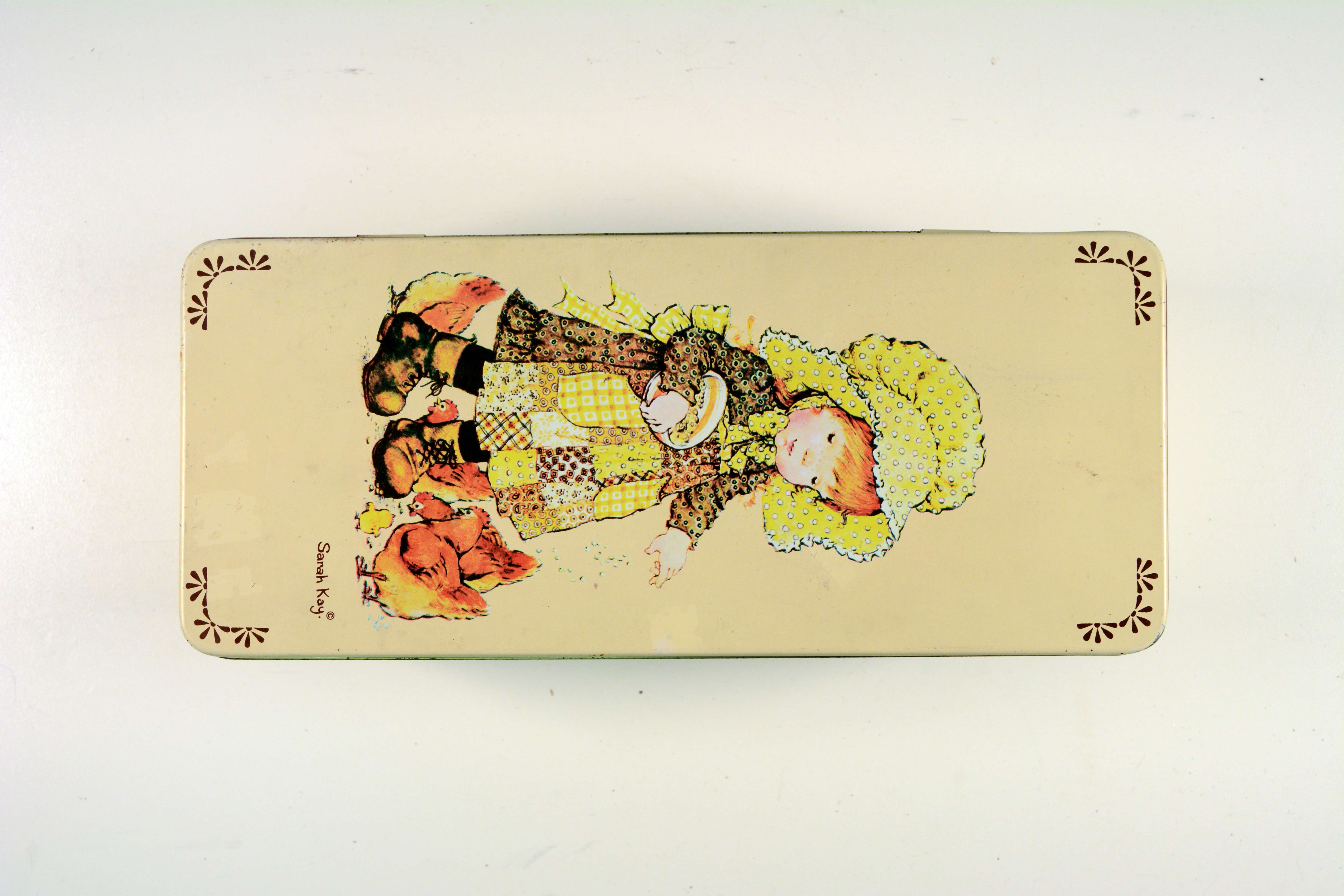 Eine Metalldose mit der Aufschrift