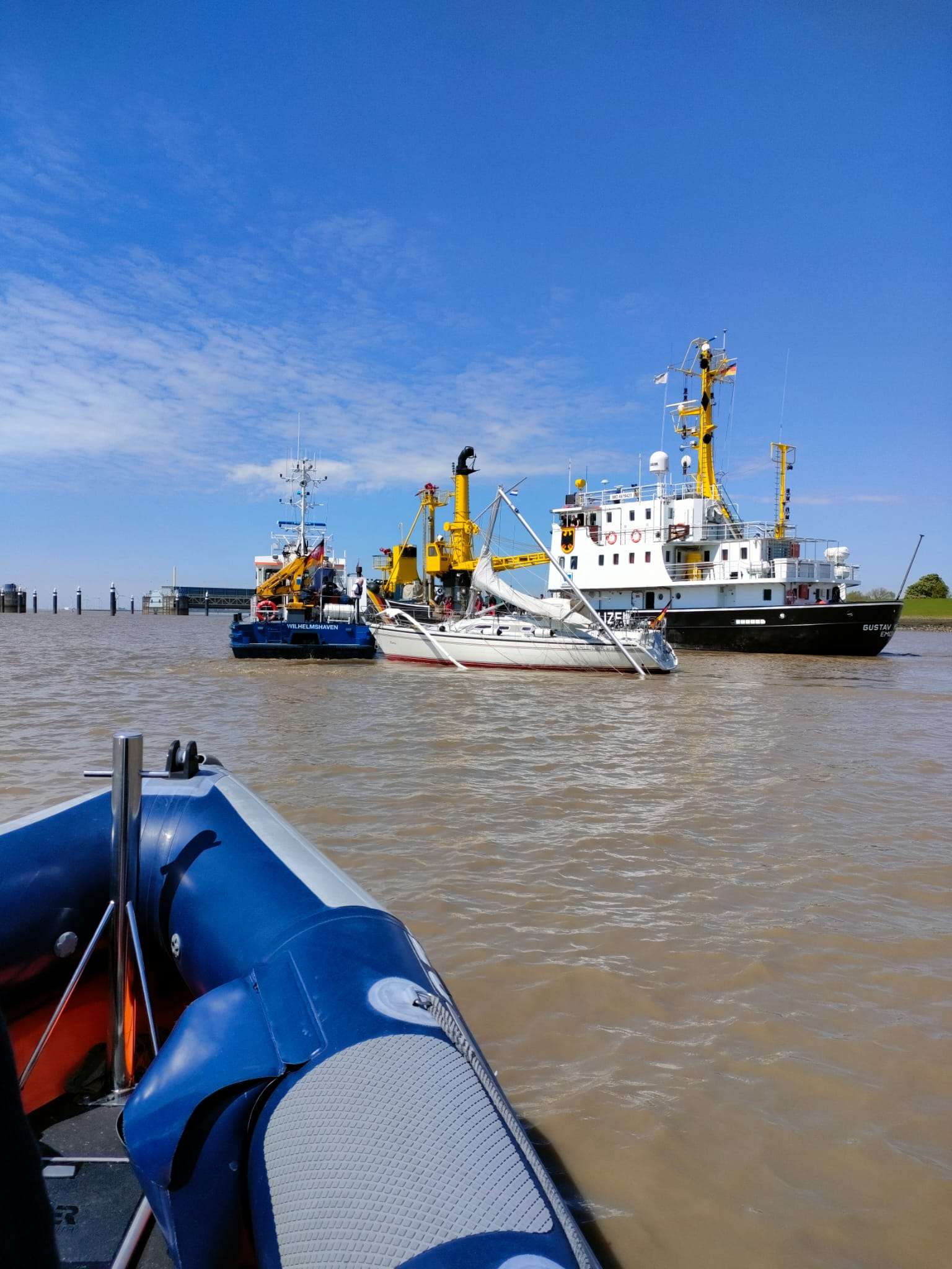 Die Yacht wurde an die